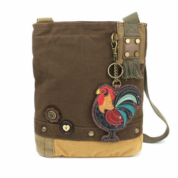 Crossbodies |  Patch Crossbody – Rooster Crossbodies Brown