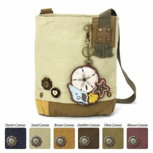 Crossbodies |  Patch Crossbody – Sand Dollar Crossbodies Brown