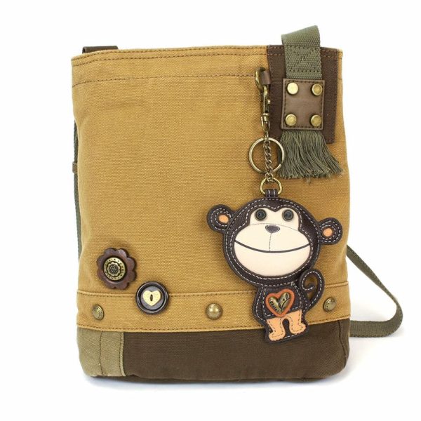 Crossbodies |  Patch Crossbody – Smartie Monkey Crossbodies Brown