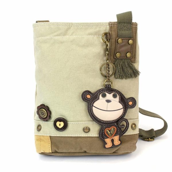 Crossbodies |  Patch Crossbody – Smartie Monkey Crossbodies Brown