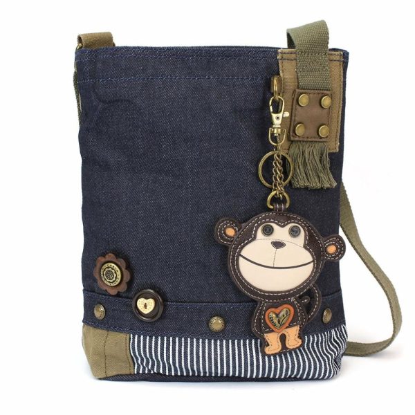 Crossbodies |  Patch Crossbody – Smartie Monkey Crossbodies Brown