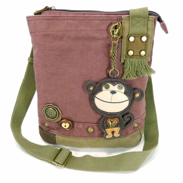 Crossbodies |  Patch Crossbody – Smartie Monkey Crossbodies Brown