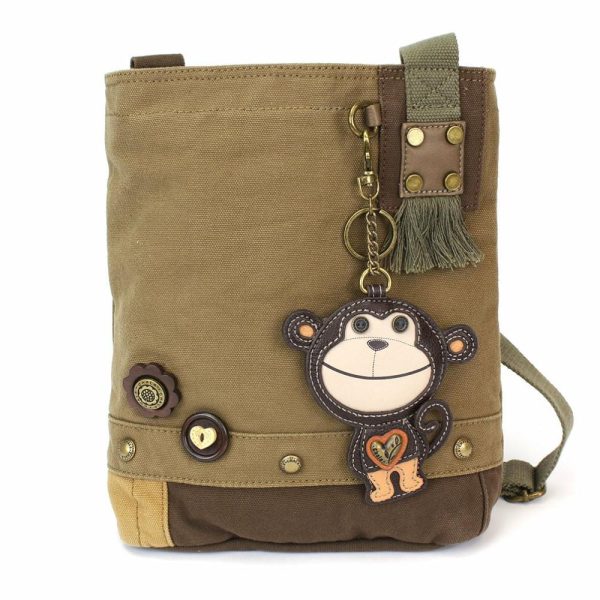 Crossbodies |  Patch Crossbody – Smartie Monkey Crossbodies Brown