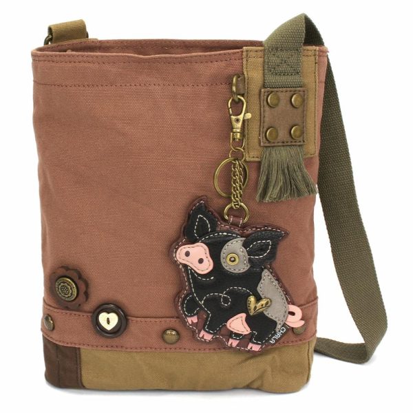 Crossbodies |  Patch Crossbody – Spotted Pig Black Crossbodies Brown