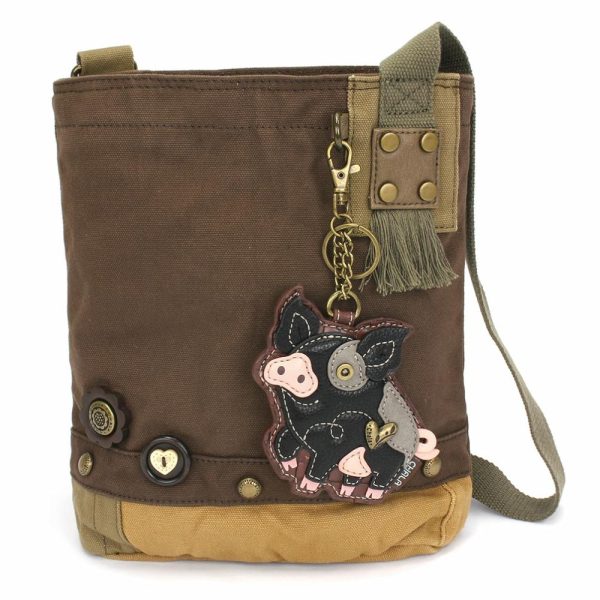 Crossbodies |  Patch Crossbody – Spotted Pig Black Crossbodies Brown