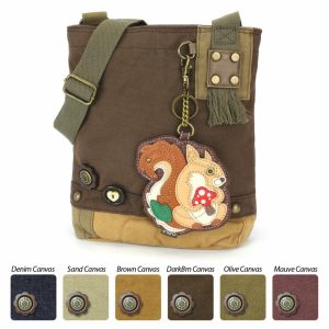 Crossbodies |  Patch Crossbody – Squirrel A Crossbodies Brown