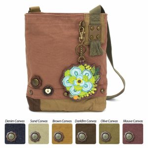 Crossbodies |  Patch Crossbody – Succulent Crossbodies Brown