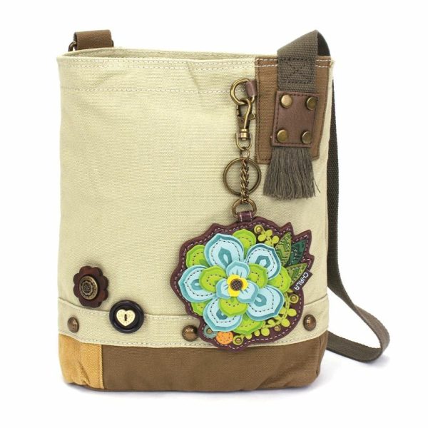 Crossbodies |  Patch Crossbody – Succulent Crossbodies Brown