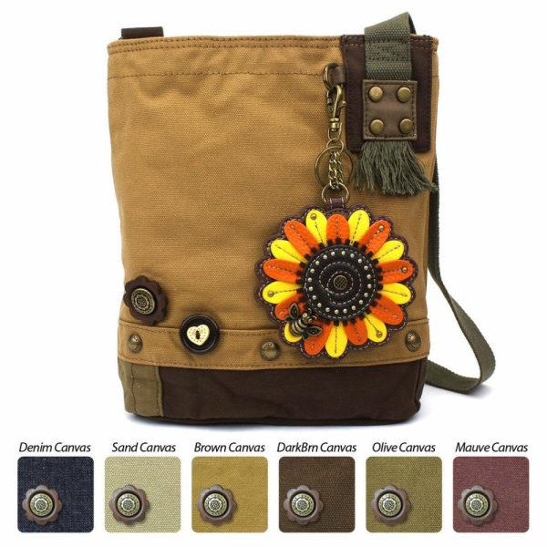 Crossbodies |  Patch Crossbody – Sunflower Crossbodies Brown