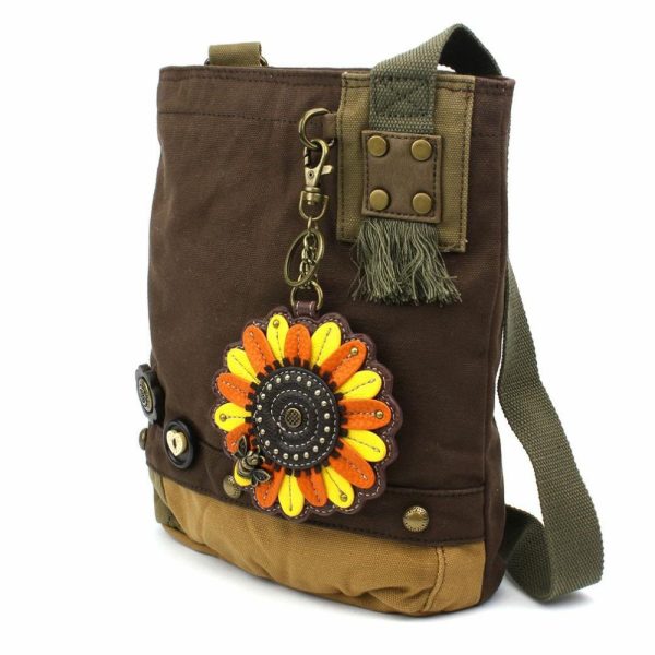 Crossbodies |  Patch Crossbody – Sunflower Crossbodies Brown