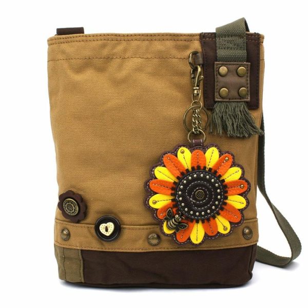 Crossbodies |  Patch Crossbody – Sunflower Crossbodies Brown