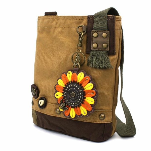 Crossbodies |  Patch Crossbody – Sunflower Crossbodies Brown