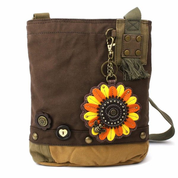 Crossbodies |  Patch Crossbody – Sunflower Crossbodies Brown