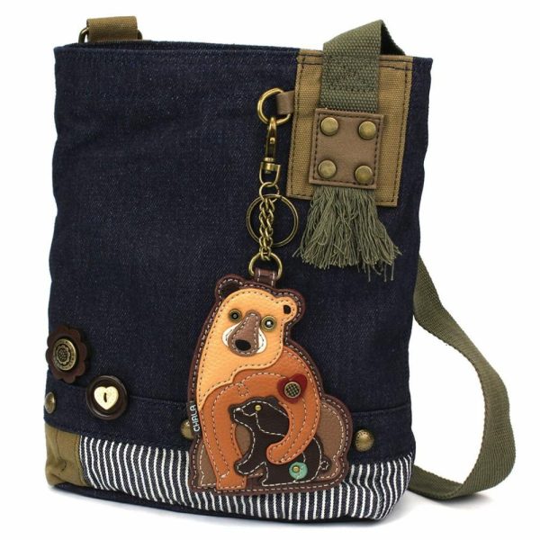 Crossbodies |  Patch Crossbody – Two Bears Crossbodies Brown