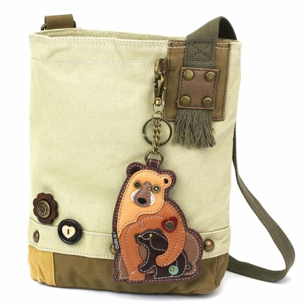 Crossbodies |  Patch Crossbody – Two Bears Crossbodies Brown