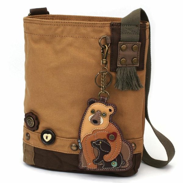 Crossbodies |  Patch Crossbody – Two Bears Crossbodies Brown