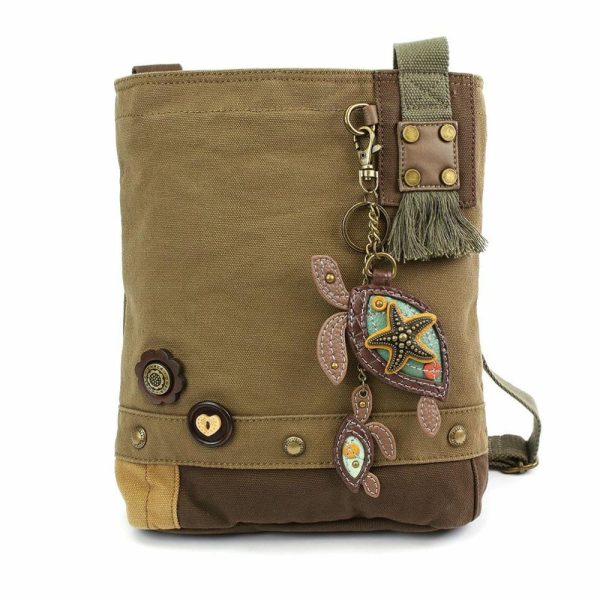 Crossbodies |  Patch Crossbody – Two Turtles Crossbodies Brown