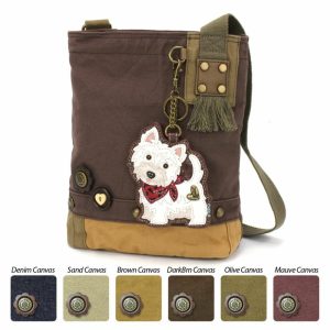 Crossbodies |  Patch Crossbody – Westie Crossbodies Brown