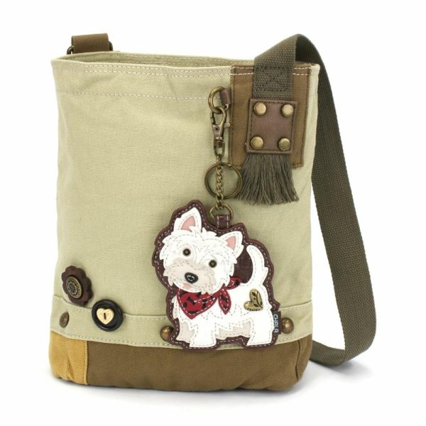 Crossbodies |  Patch Crossbody – Westie Crossbodies Brown