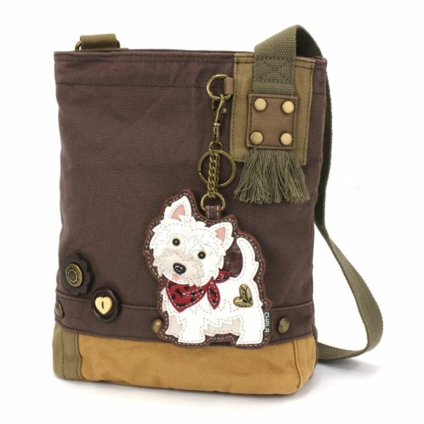 Crossbodies |  Patch Crossbody – Westie Crossbodies Brown