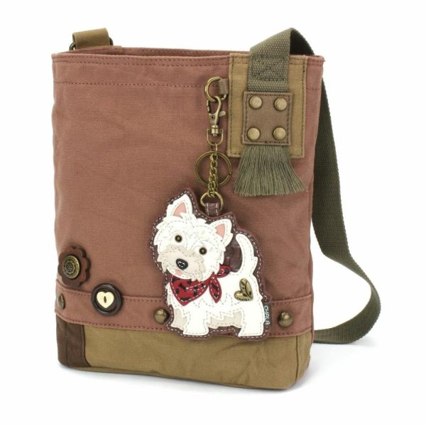 Crossbodies |  Patch Crossbody – Westie Crossbodies Brown