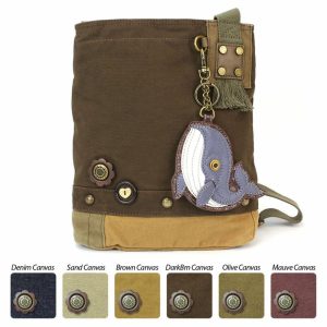 Crossbodies |  Patch Crossbody – Whale Crossbodies Brown