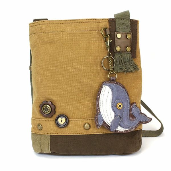 Crossbodies |  Patch Crossbody – Whale Crossbodies Brown