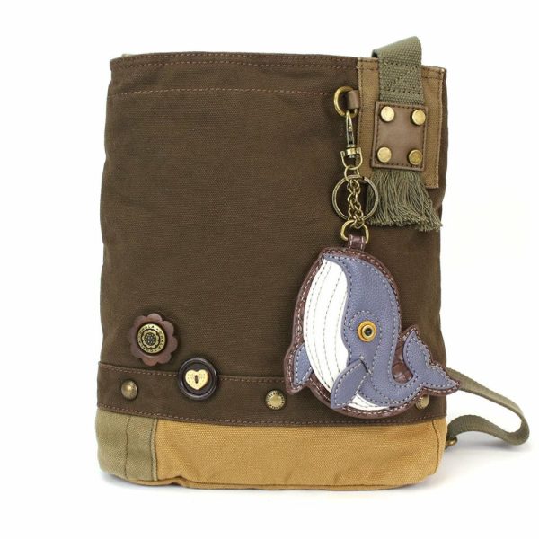 Crossbodies |  Patch Crossbody – Whale Crossbodies Brown