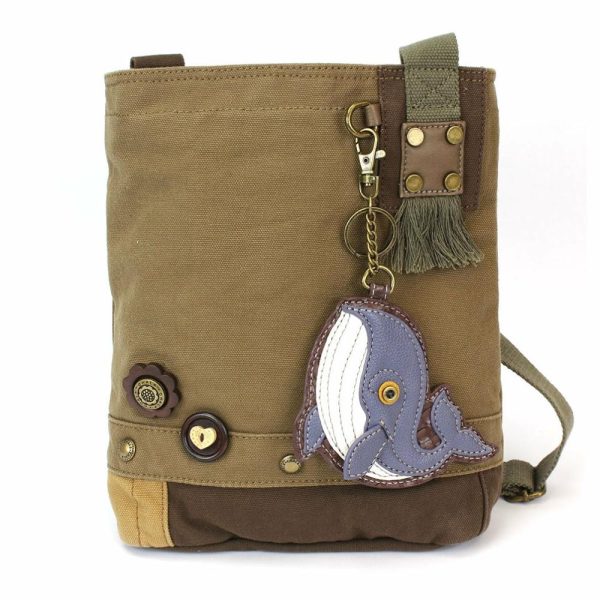 Crossbodies |  Patch Crossbody – Whale Crossbodies Brown