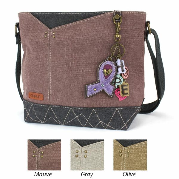 Crossbodies |  Prism Crossbody – Charming Charms Lavender Ribbon Crossbodies Crossbodies