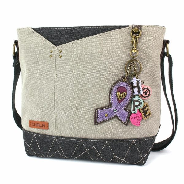 Crossbodies |  Prism Crossbody – Charming Charms Lavender Ribbon Crossbodies Crossbodies