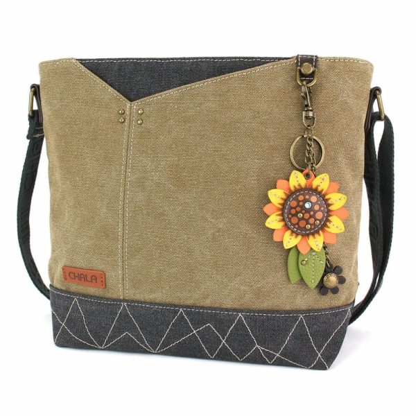 Crossbodies |  Prism Crossbody – Mini Keychain Sunflower Crossbodies Crossbodies