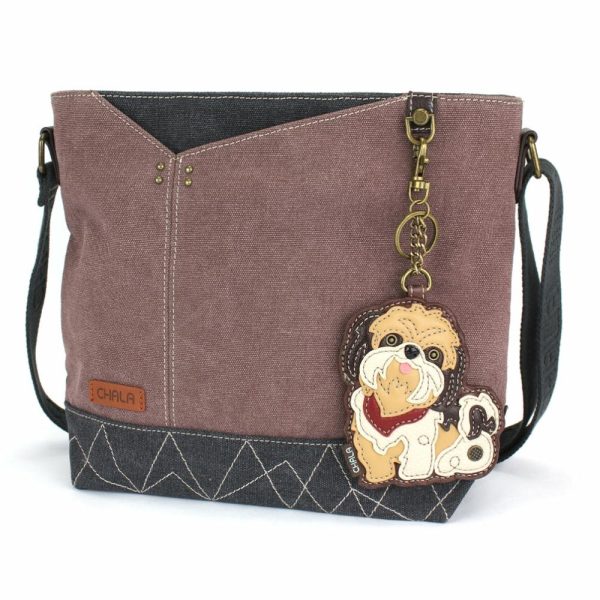 Crossbodies |  Prism Crossbody – Shih Tzu Brown Crossbodies Crossbodies