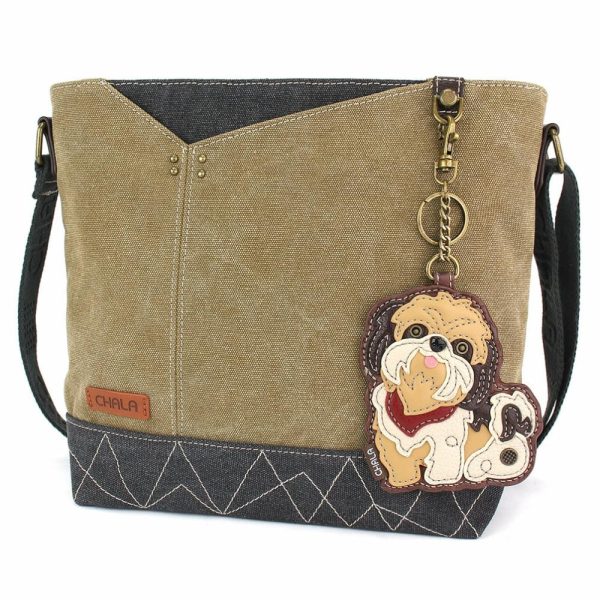 Crossbodies |  Prism Crossbody – Shih Tzu Brown Crossbodies Crossbodies