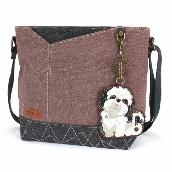 Crossbodies |  Prism Crossbody – Shih Tzu White Crossbodies Crossbodies