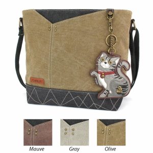 Crossbodies |  Prism Crossbody – Tabby Cat Gray Crossbodies Crossbodies