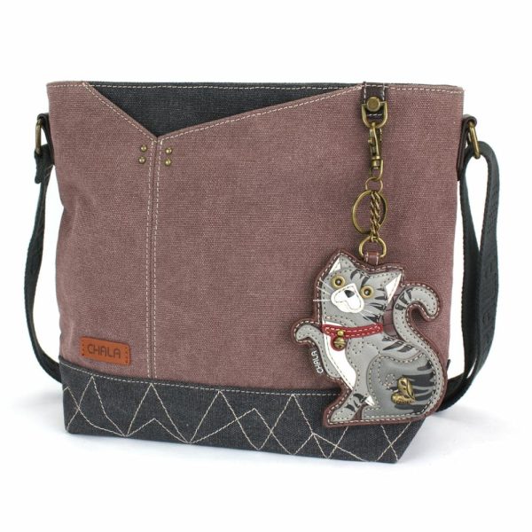 Crossbodies |  Prism Crossbody – Tabby Cat Gray Crossbodies Crossbodies