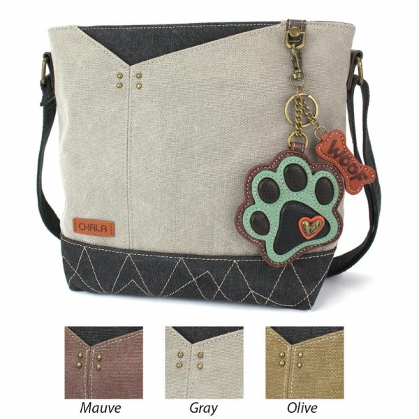 Crossbodies |  Prism Crossbody – Teal Pawprint Crossbodies Crossbodies