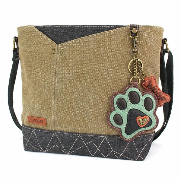 Crossbodies |  Prism Crossbody – Teal Pawprint Crossbodies Crossbodies