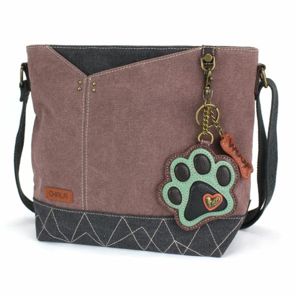 Crossbodies |  Prism Crossbody – Teal Pawprint Crossbodies Crossbodies