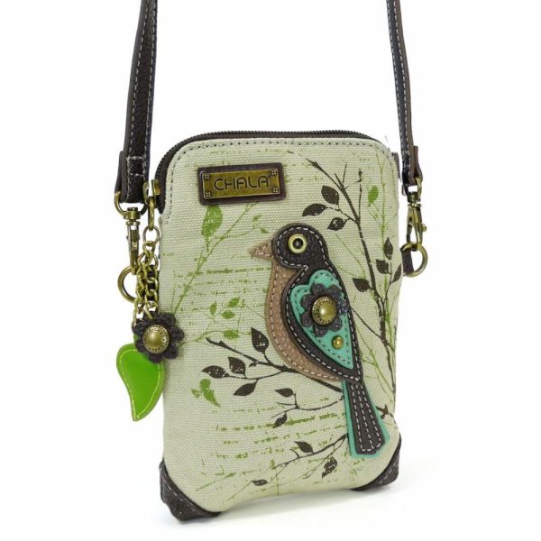 Crossbodies |  Safari Canvas Cellphone Xbody – Bird Crossbodies Crossbodies