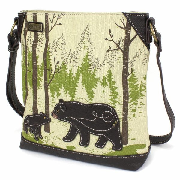 Crossbodies |  Safari Canvas Crossbody – Bear Crossbodies Crossbodies