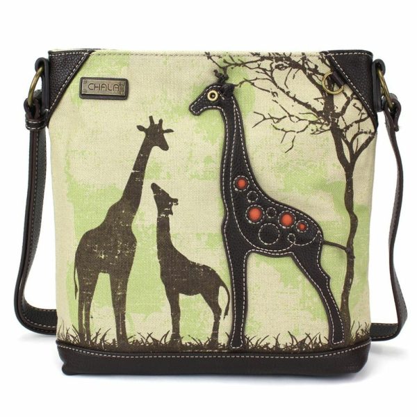 Crossbodies |  Safari Canvas Crossbody – Giraffe Crossbodies Crossbodies