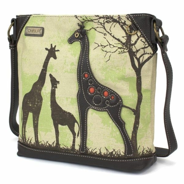 Crossbodies |  Safari Canvas Crossbody – Giraffe Crossbodies Crossbodies