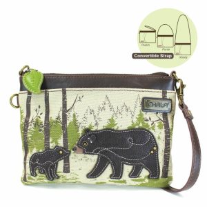 Crossbodies |  Safari Canvas Mini Xbody – Bear Crossbodies Crossbodies