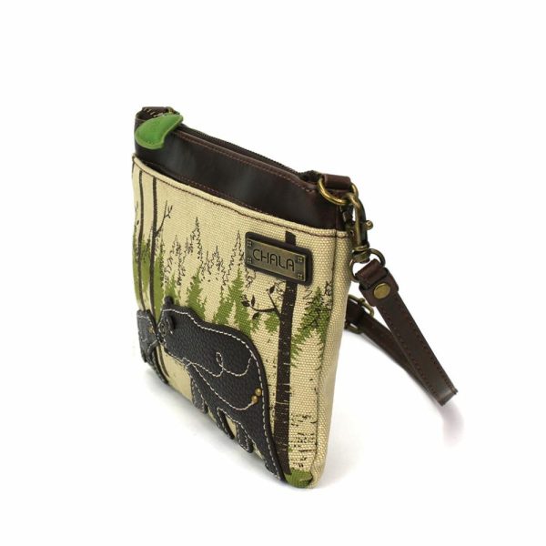 Crossbodies |  Safari Canvas Mini Xbody – Bear Crossbodies Crossbodies