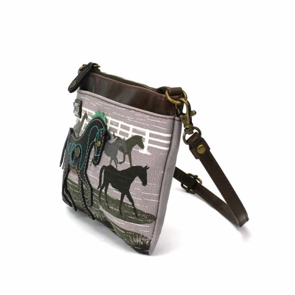 Crossbodies |  Safari Canvas Mini Xbody – Horse Crossbodies Crossbodies