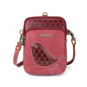 Crossbodies |  Uni Cellphone Xbody – Bird Crossbodies Berry Approx