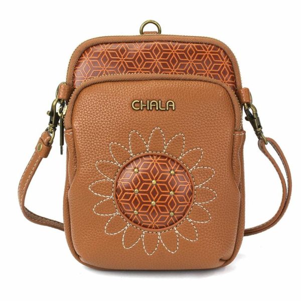 Crossbodies |  Uni Cellphone Xbody – Sunflower Crossbodies Brown Approx