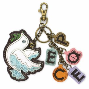 Keychains |  Charming Charms Keychain – Dove+Peace Keychains Keychains